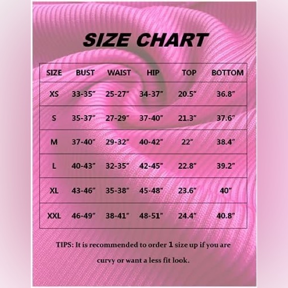 AYWA Women's 2 Piece casual matching fitted Outfit Ribbed Long Sleeve Leggings - Picture 4 of 7